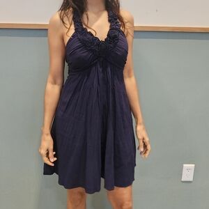 Navy blue sun dress